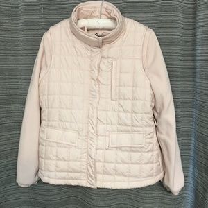 Tally-Ho 2 in 1 Coat/Vest Bomber Jacket in Pink Size Large